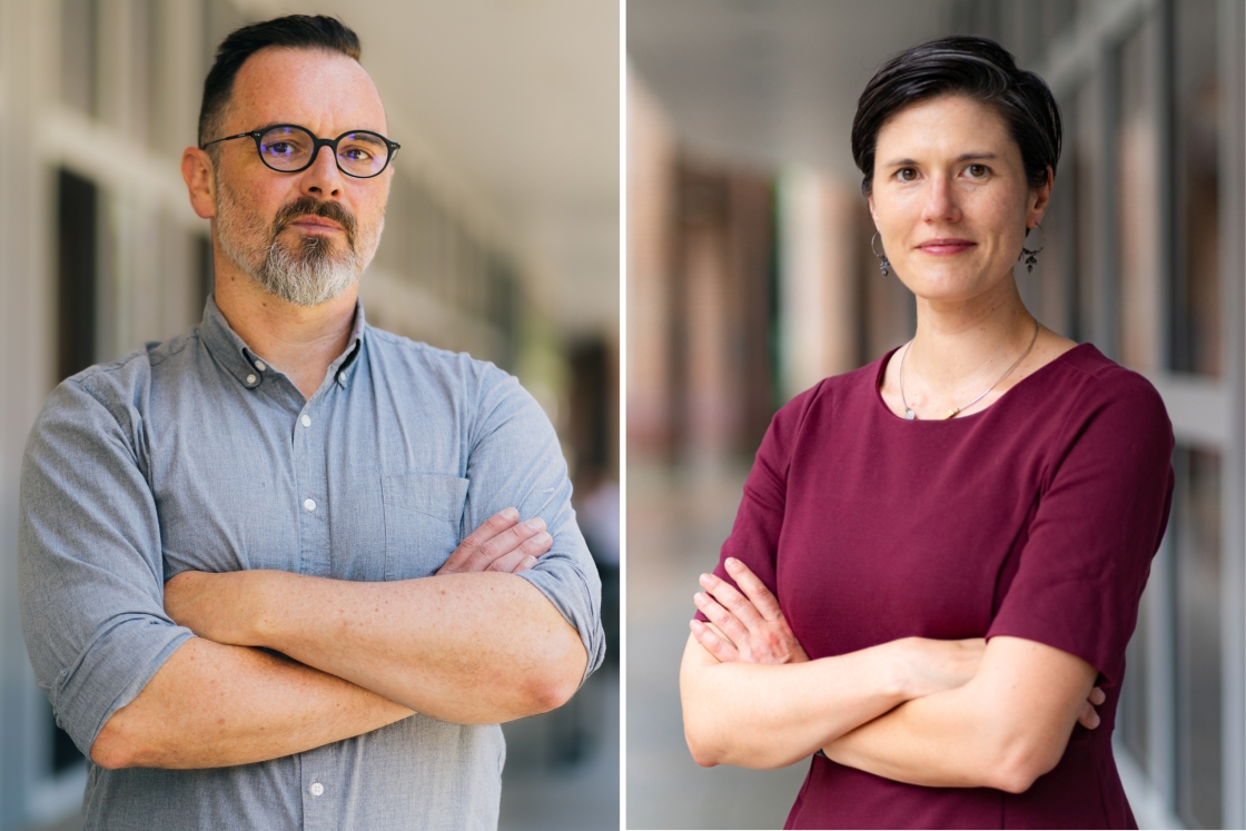 Damiano Benvegnù and Elizabeth Lhost