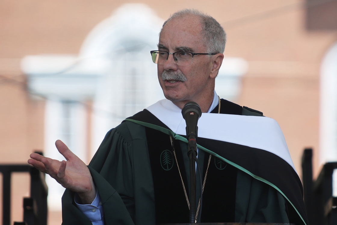 Philip J. Hanlon addresses the Dartmouth Class of 2023