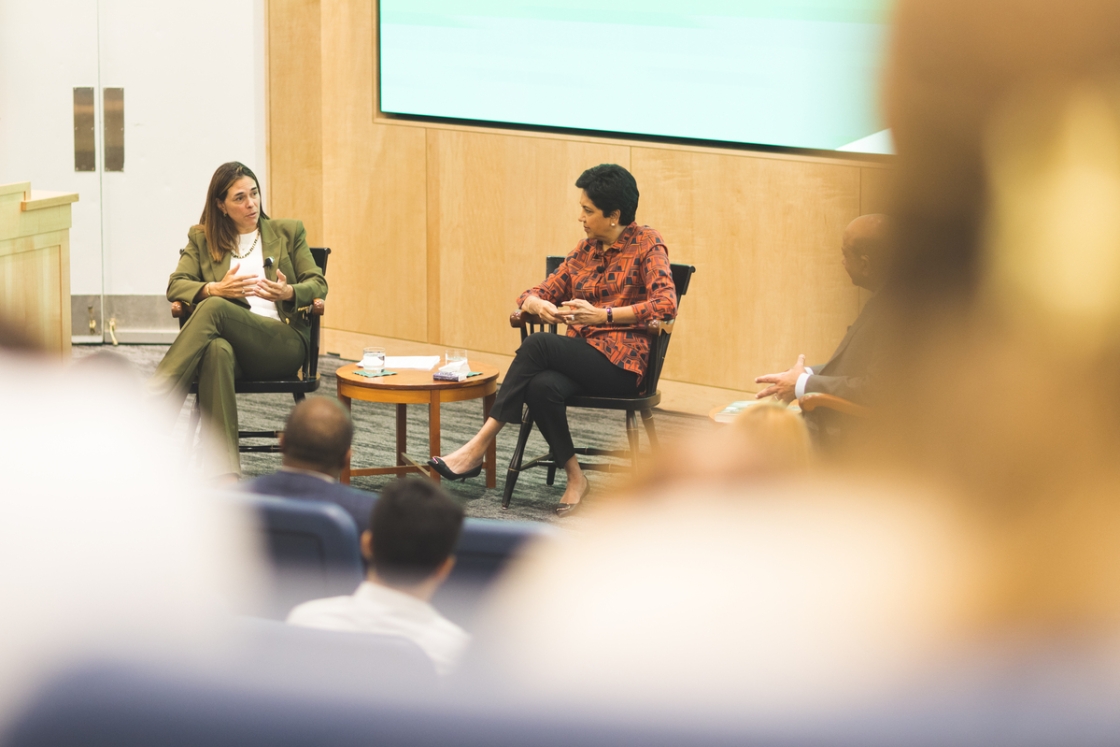 Indra Nooyi and Sian Leah Beilock