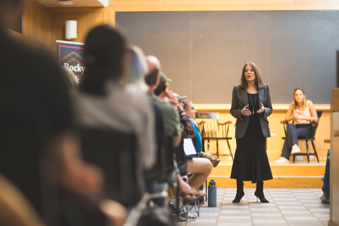 Candidate Marianne Williamson at Dartmouth