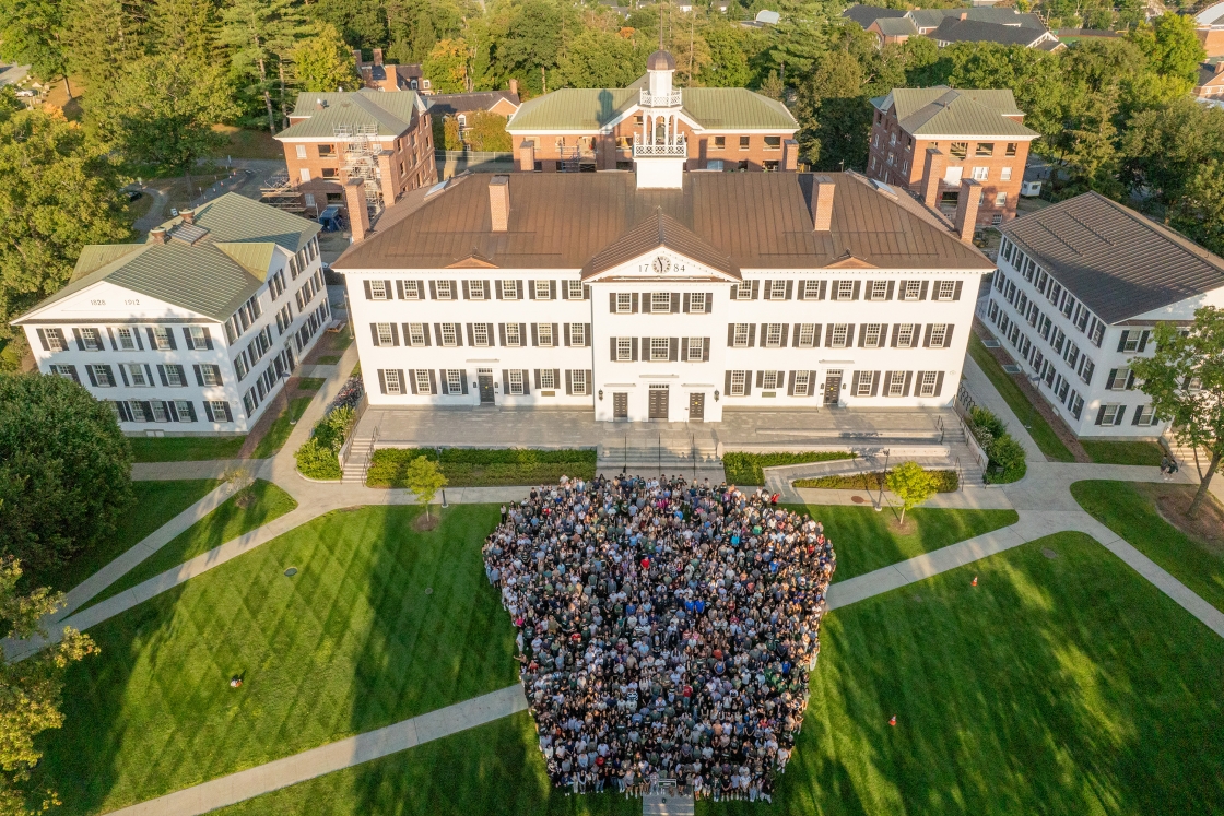 Class of 2028 from a drone