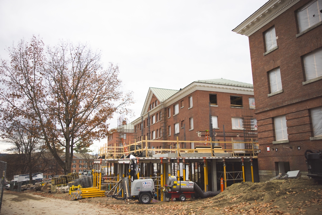 Fayerweather Construction Underway 