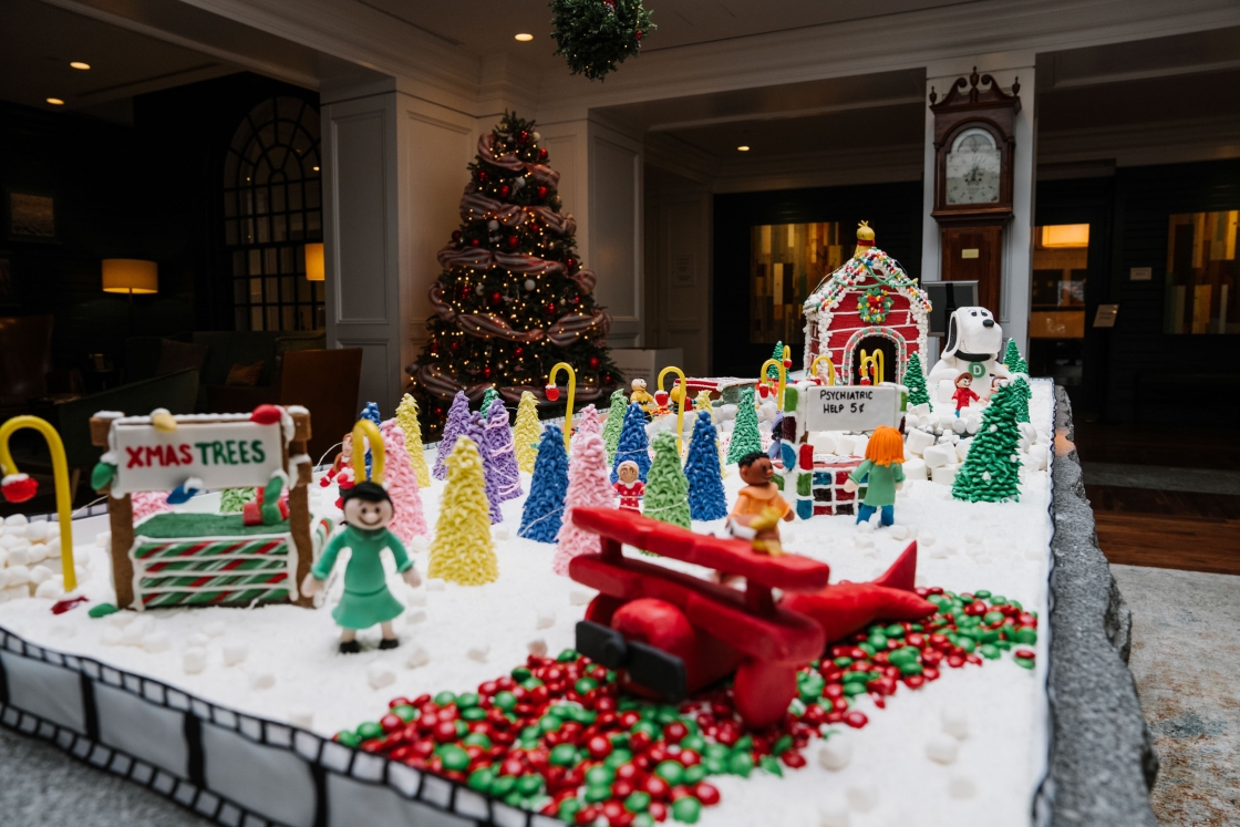 Hanover Inn's gingerbread scene