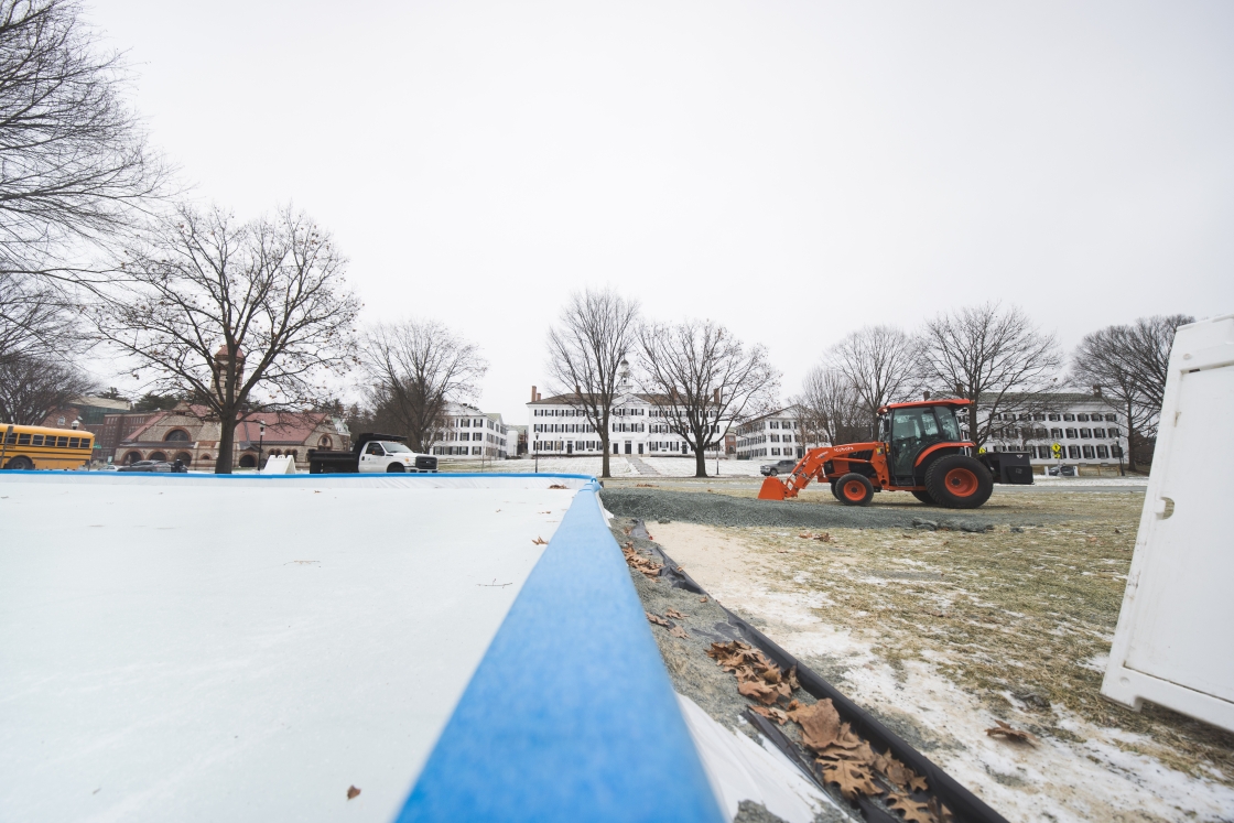 Ice rink on the Dartmouth Green