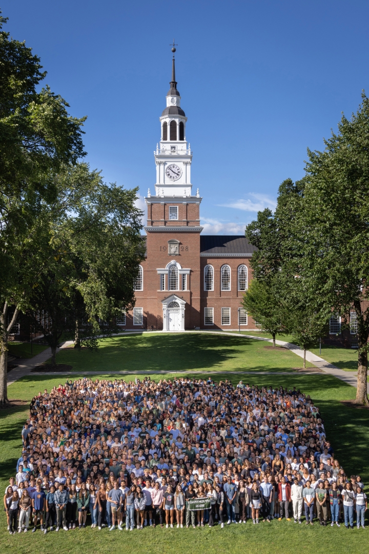 The Class of 2026 on Baker Lawn