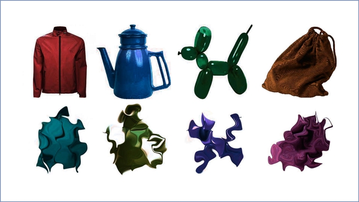 Real-world objects in different colors
