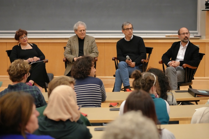 Susannah Heschel, Bernard Avishai, Ezzedine Fishere, and Jonathan Smolin