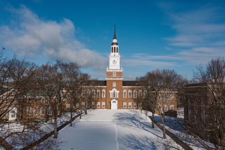 Aerial view of Baker and Baker Lawn