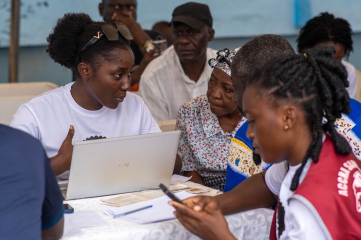 Nurse Marie Francoise in Ghana