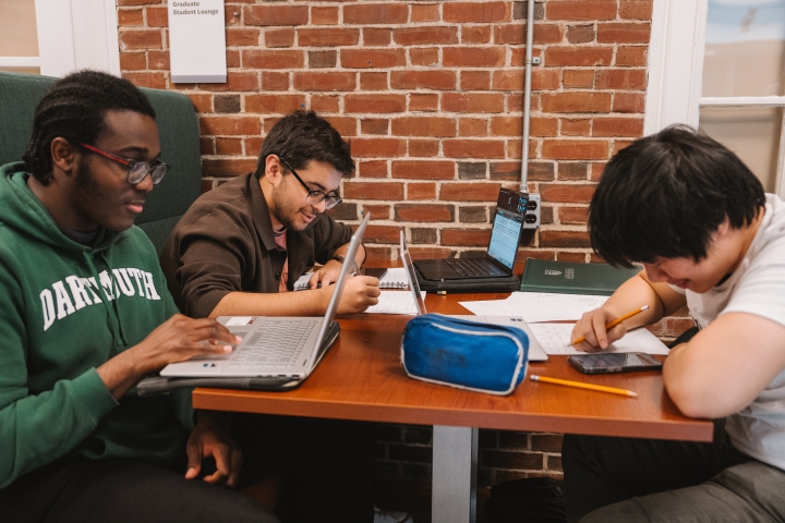Group of students studying