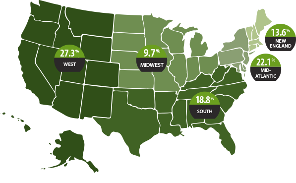 2016 Admissions Map