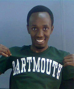 Eric Iradakunda ’17 of Rwanda