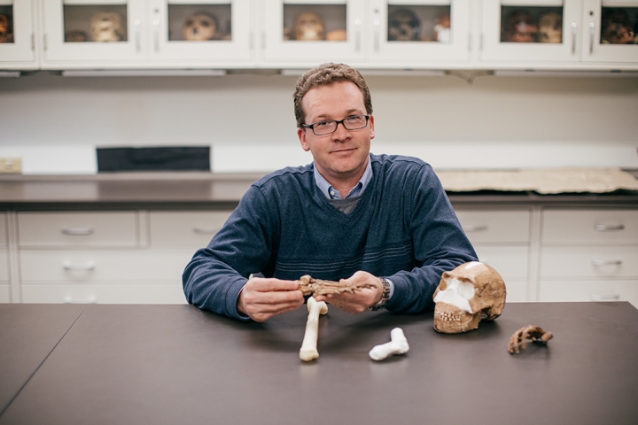 Associate Professor of Anthropology Jeremy DeSilva.