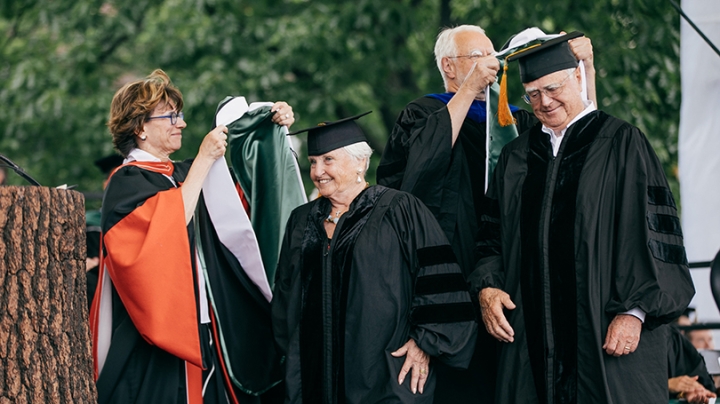 Kings receive honorary degrees