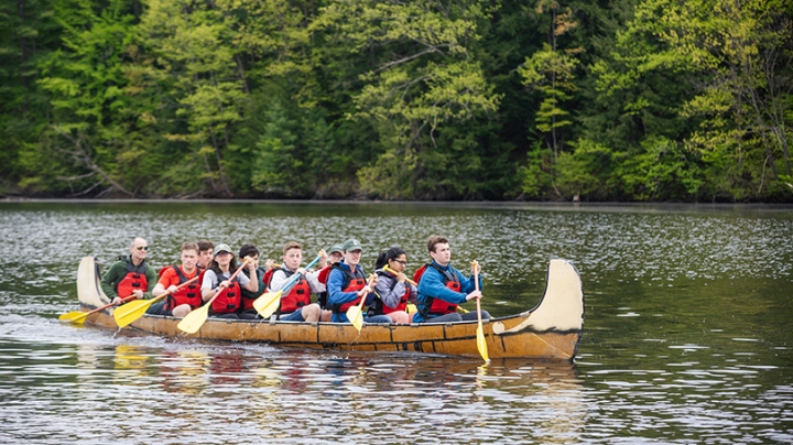 Students in an anthropology social impact class encounter diverse views on a dam project.