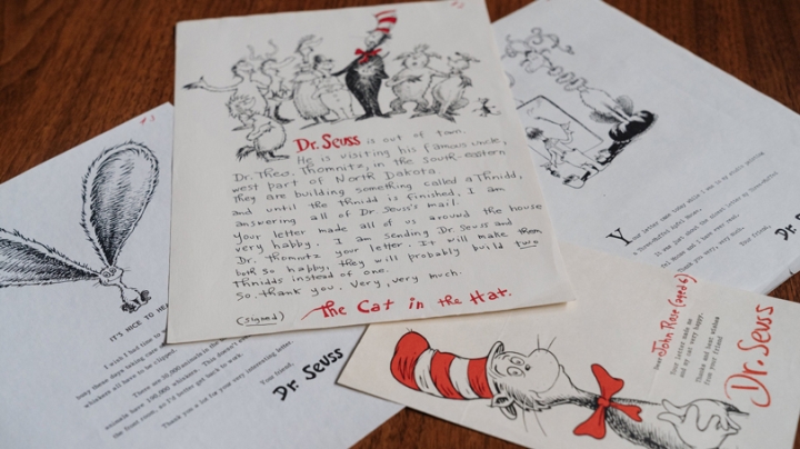 Letters to Dr. Seuss from fans