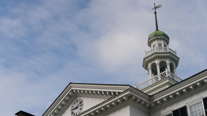 Dartmouth Hall cupola and weathervane