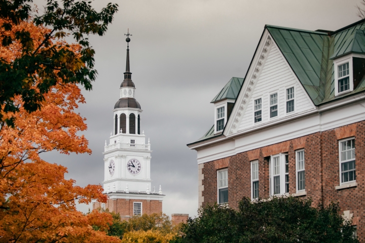 Baker Berry Tower on the Dartmouth campus