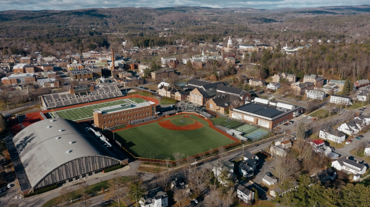 Aerial of Dartmouth campus