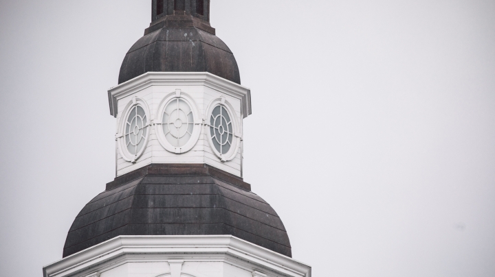 Baker Tower up close
