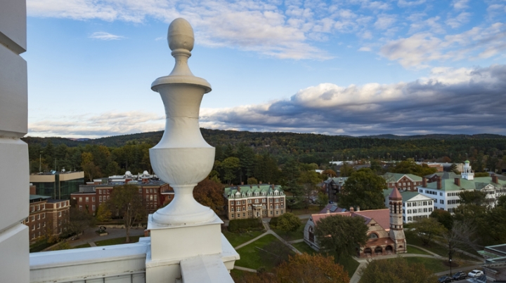 View from Baker Library