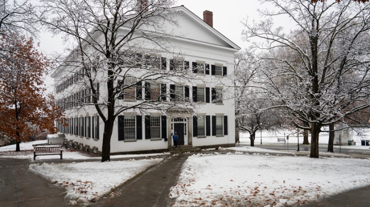Reed Hall in winter