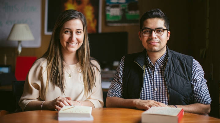 David Cordero ’16 and Leehi Yona ’16 