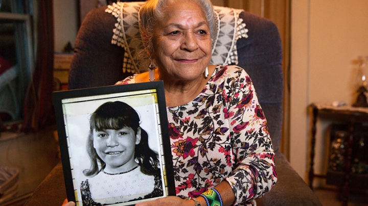 Georgina Sappier-Richardson, a Passamaquoddy elder 
