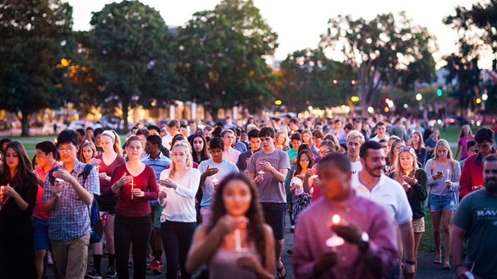 The annual twilight ceremony brought together the Class of 2020.
