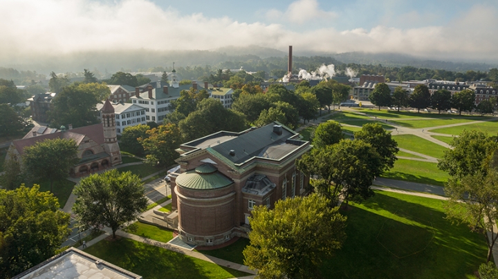 campus aerial view