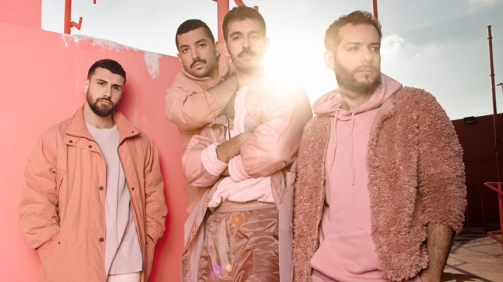 Photo of the Lebanese rock band Mashrou' Leila 