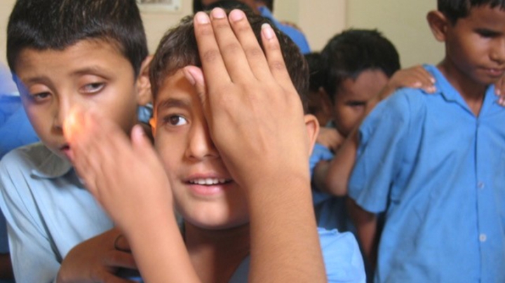 pediatric ophthalmic screening session 