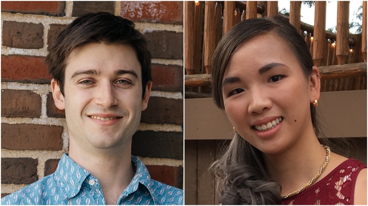 William Sandlund ’18 and Rae Winborn ’14 