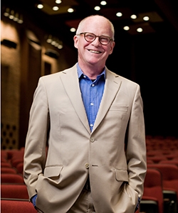 Jeff James in Spaulding Auditorium