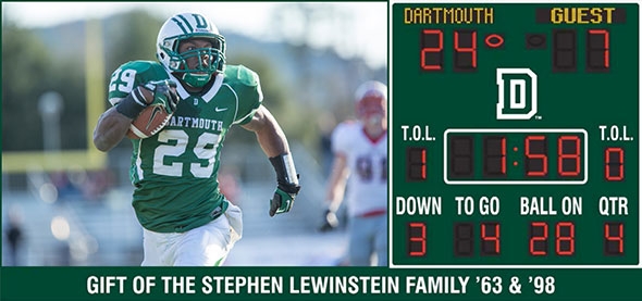 Dartmouth's video scoreboard