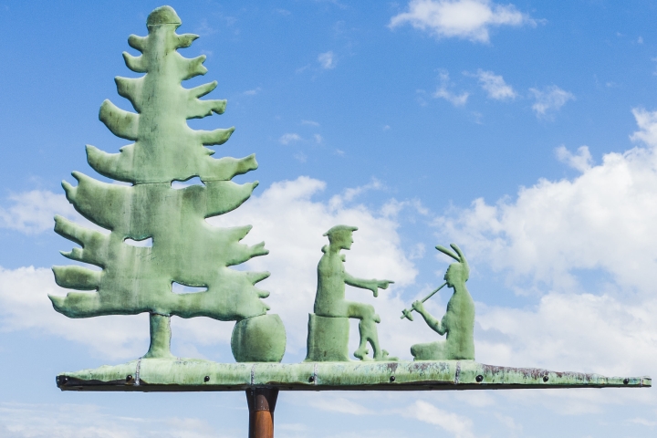 The 600-pound weather vane, the design for which is nearly a century old, has design elements that are offensive to many, and it will be replaced.