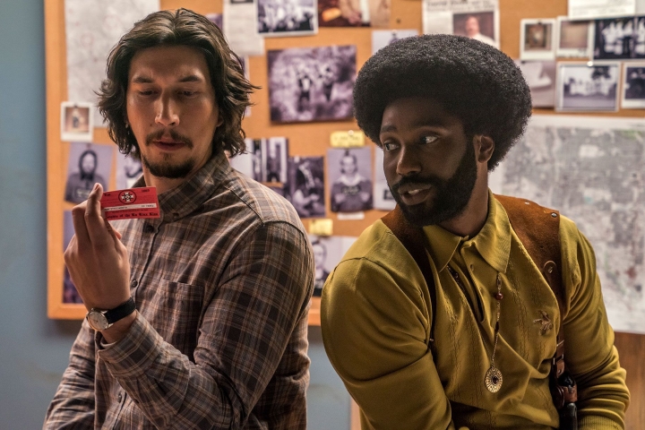 A scene from BlacKkKlansman.