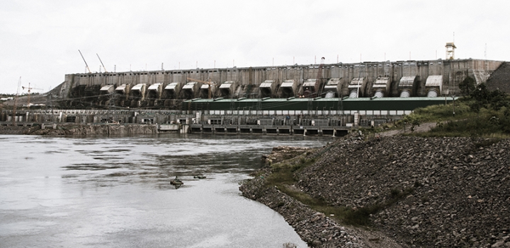 The Belo Monte Dam is in the final stages of construction on the Xingu River in Brazil.